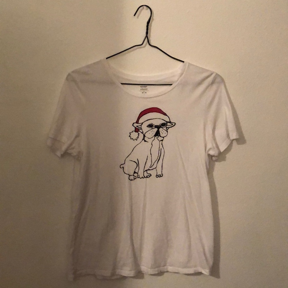 Christmas dog t-shirt